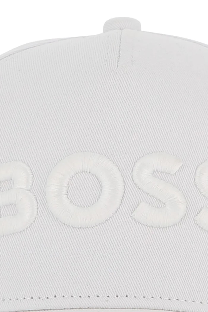 BOSS czapka z daszkiem bawełniana dziecięca biały J53167.52.56