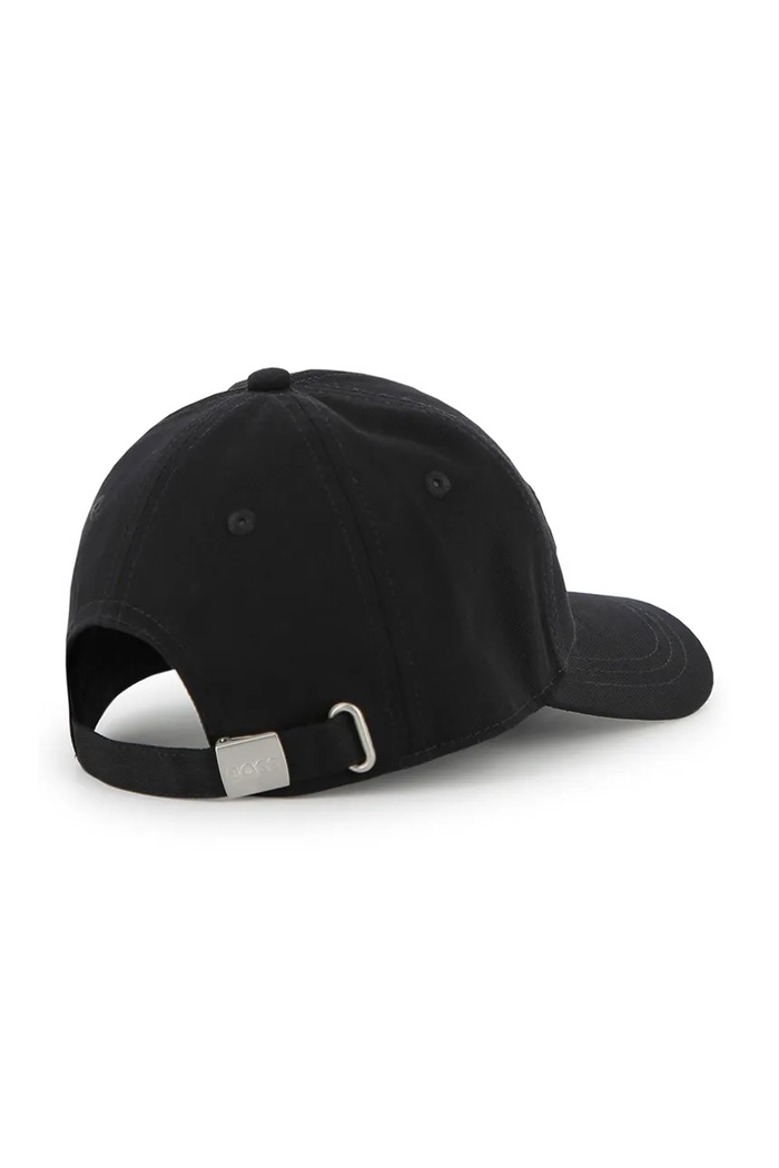 BOSS czapka z daszkiem bawełniana dziecięca J53167.58 czarny SS26