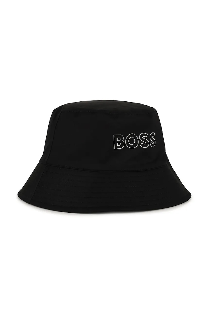 Detský obojstranný klobúk BOSS čierna J53113.52.56