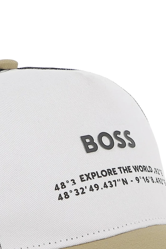 BOSS czapka z daszkiem dziecięca szary J53126.52.56
