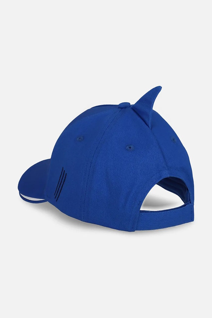 Coccodrillo czapka z daszkiem dziecięca bawełniana WC6364211ALB niebieski SS26