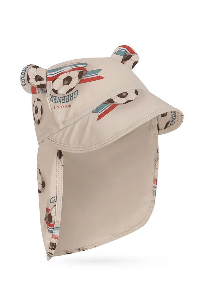 Konges Sløjd dámska čiapka so šiltom ASTER BEAR SUN HAT GRS béžová KS105264.B.PPY2