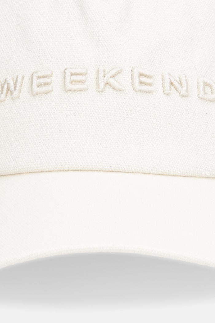 Bavlněná baseballová čepice Weekend Max Mara AFALCO 2615571034600 béžová SS26