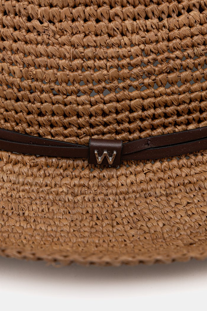 Weekend Max Mara šešir za žene pleteni AGALANTE 2615571015600 smeđa SS26
