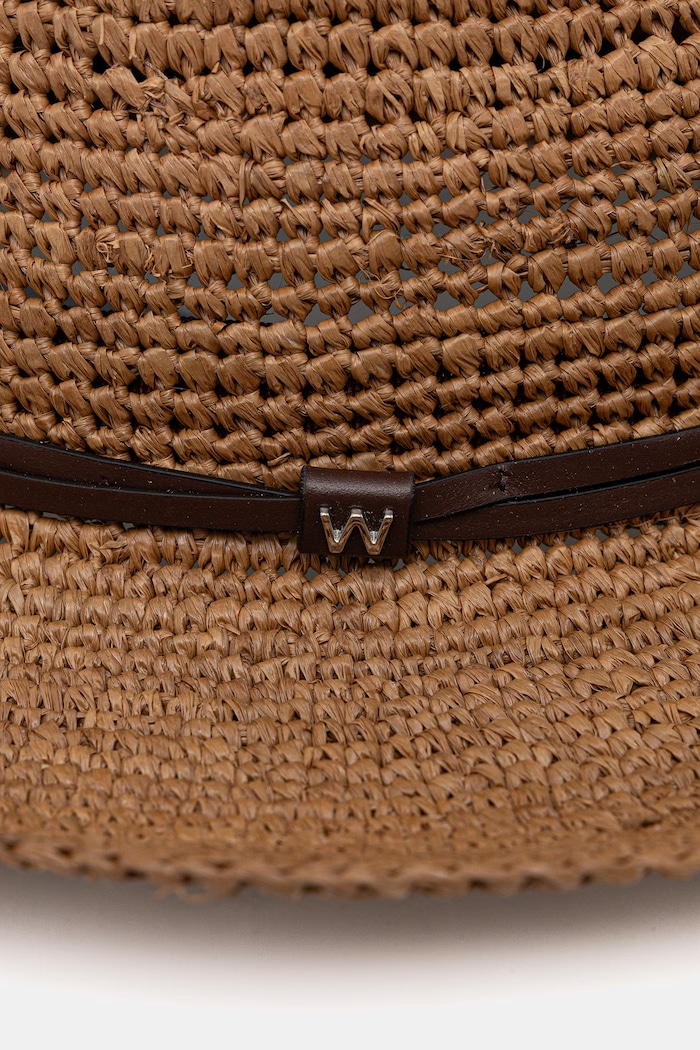Weekend Max Mara šešir za žene pleteni AGALANTE 2615571015600 smeđa SS26