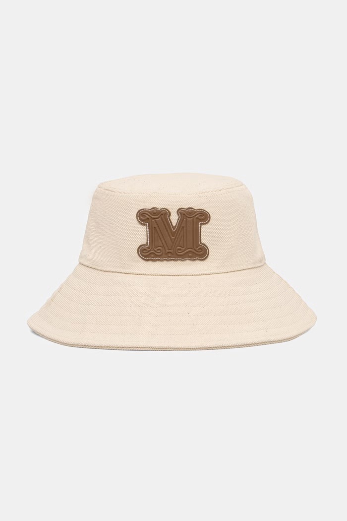 Max Mara Beachwear klobúk dámsky bavlnený GONDOLA béžová 2616571019600