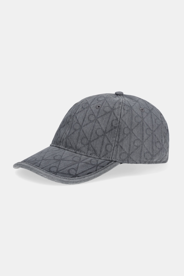 Jeans baseball kapa Calvin Klein Bombaž siva LV04F5042G