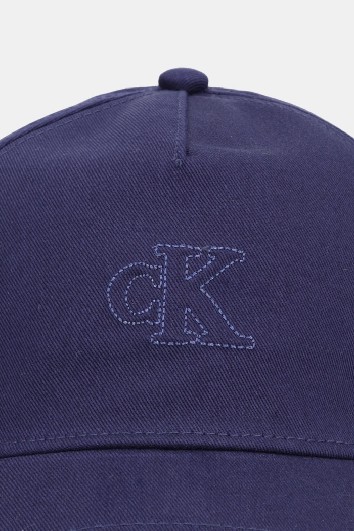 Calvin Klein pamut baseball sapka LV04F5044G sötétkék SS26