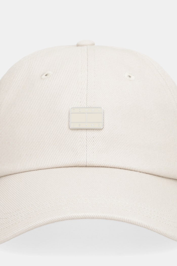 Tommy Jeans pamut baseball sapka AW0AW18096 bézs SS26