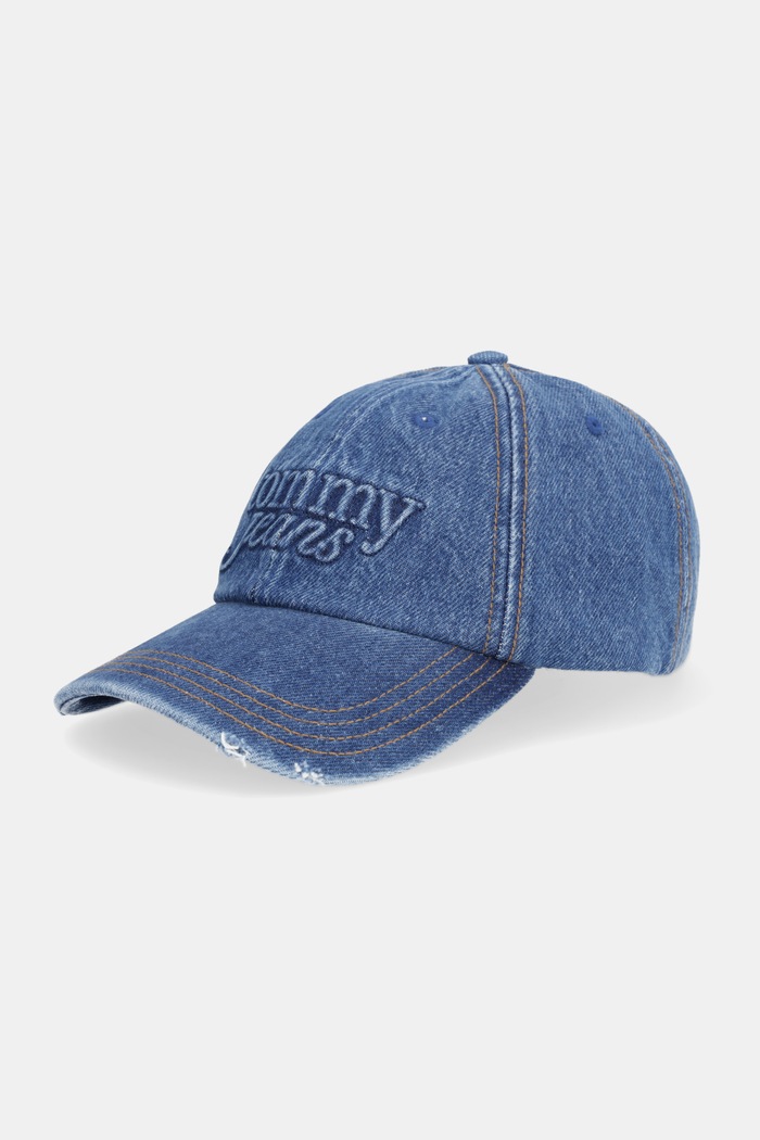 Tommy Jeans pamut baseball sapka sima kék AW0AW18094