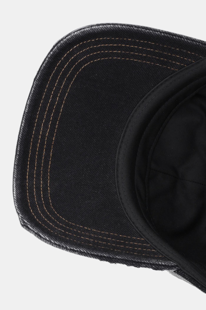 Džínová baseballová čepice Tommy Jeans černá AW0AW18512