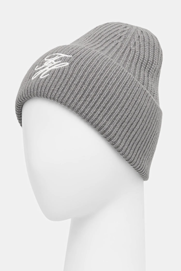 Μάλλινο σκουφί Tommy Hilfiger AW0AW18515 γκρί SS26