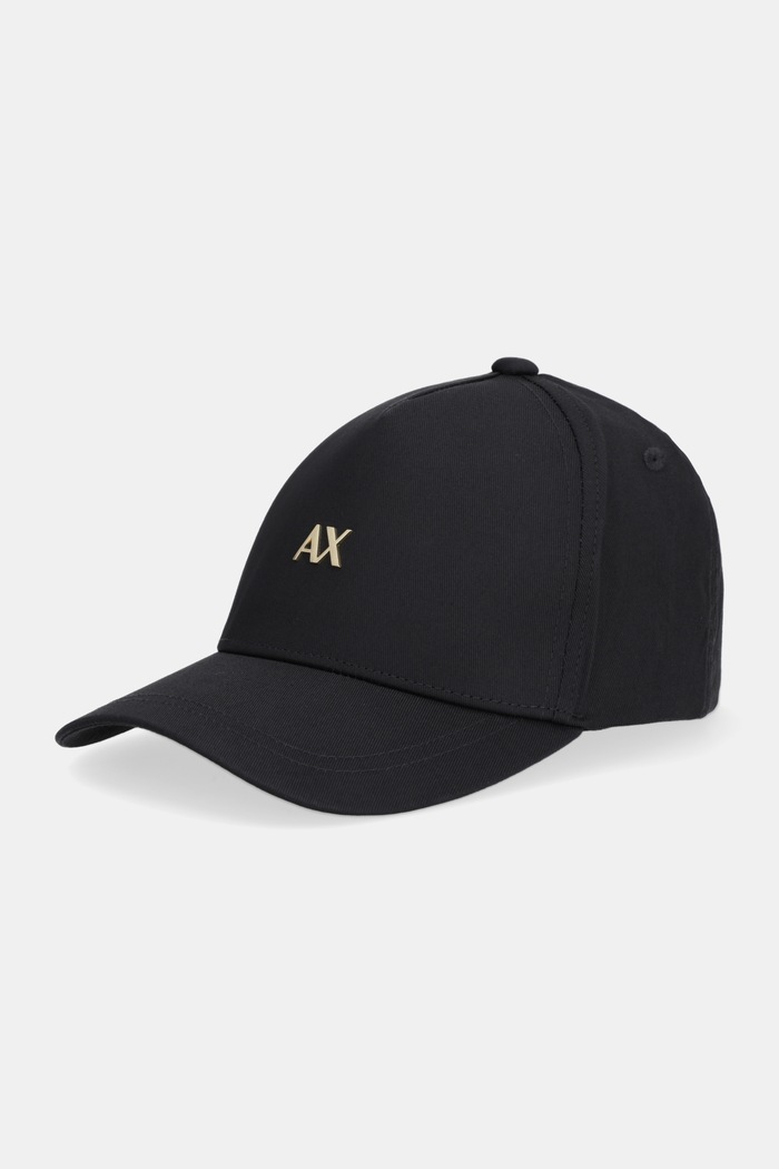 Pamučna kapa sa šiltom Armani Exchange natpis crna XW001886.AF15502