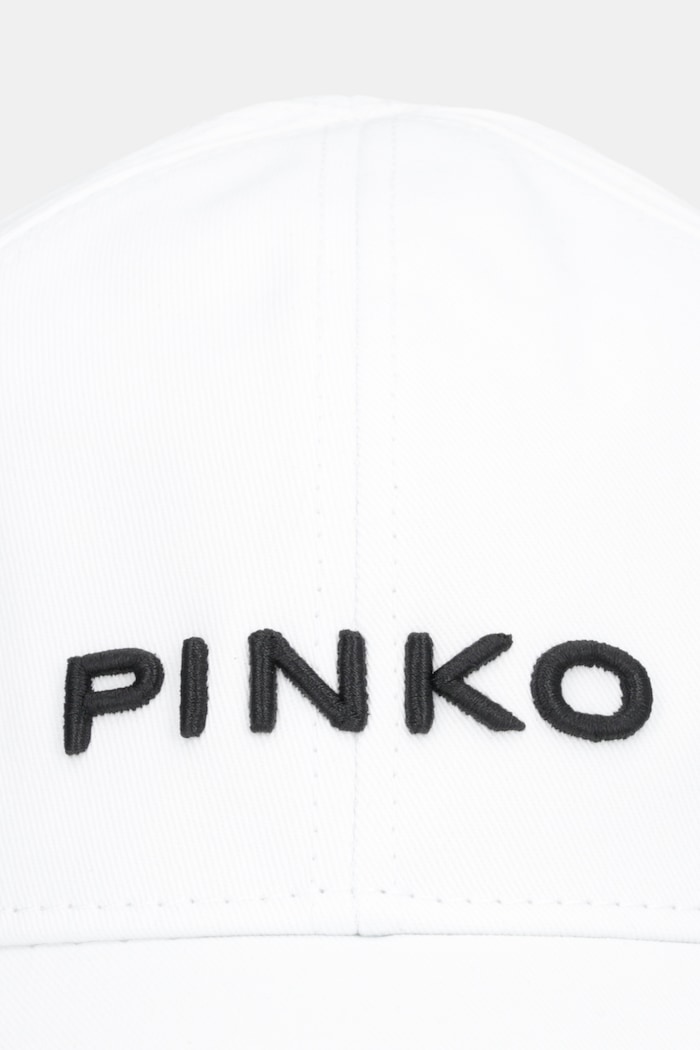 Pinko pamut baseball sapka 106739.A38Q fehér SS26