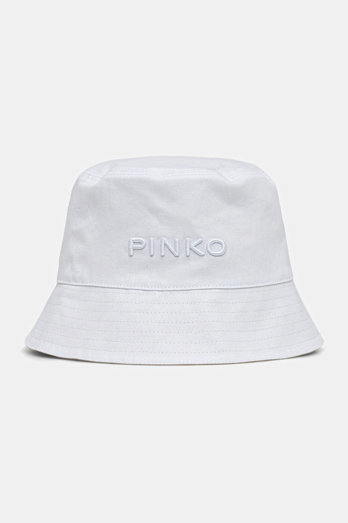 Pinko kétoldalas kalap aplikációval fehér 106754.A38T