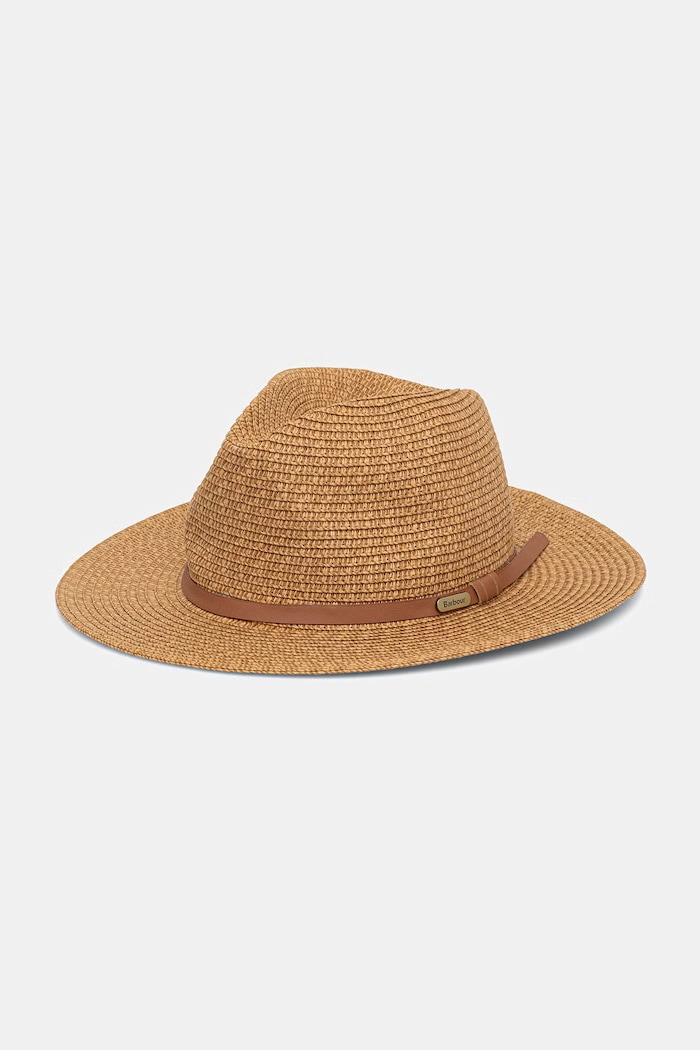 Barbour шляпа с широкими полями для женщин Evelyn бежевый LHA0573