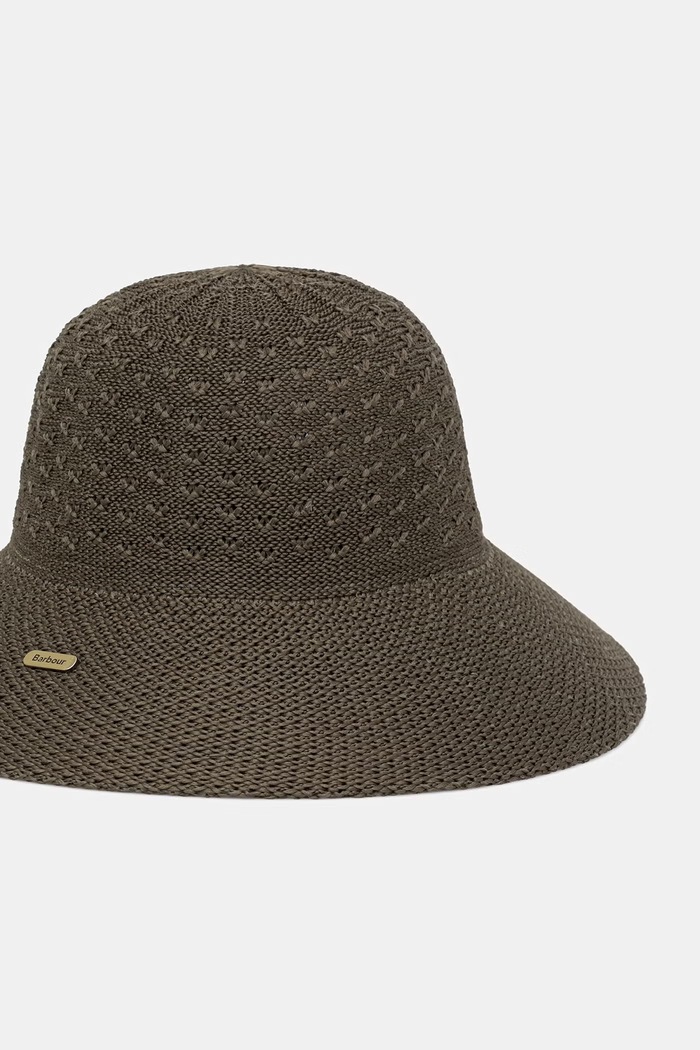 Barbour Шляпа с широкими полями для женщин Zaria LHA0632 зелёный SS26