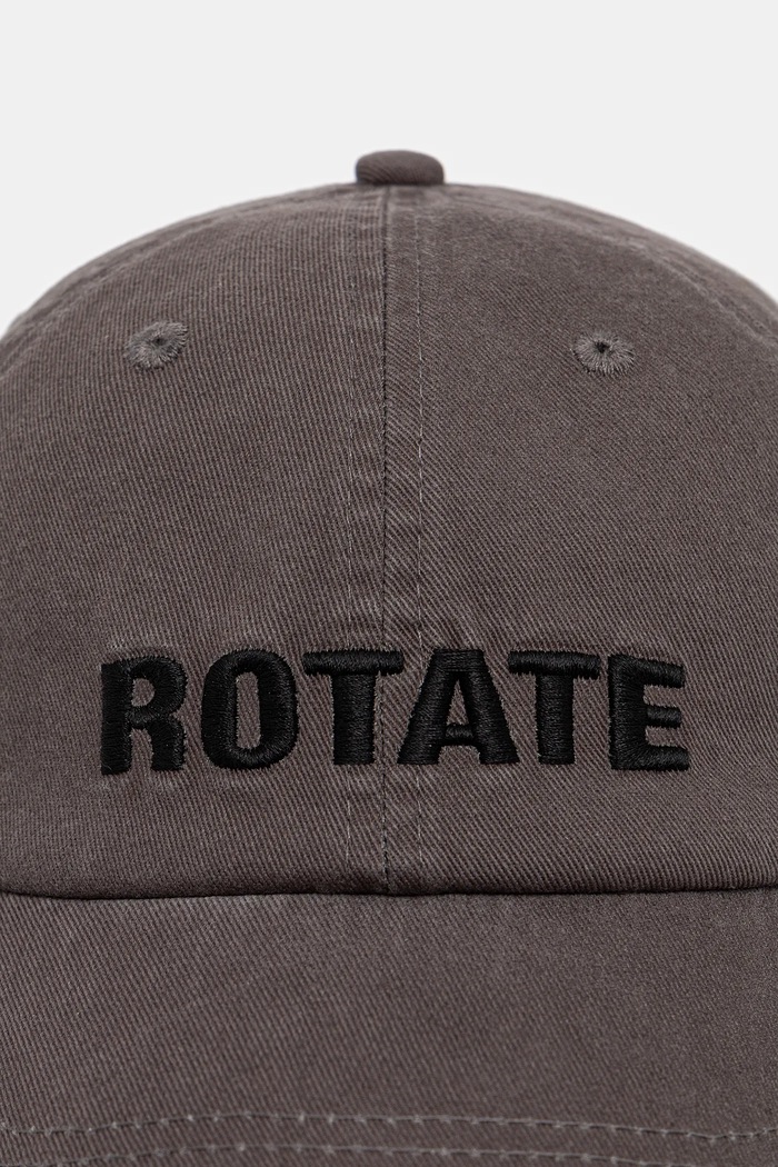 Rotate cotton baseball cap 1154951205 gray SS26