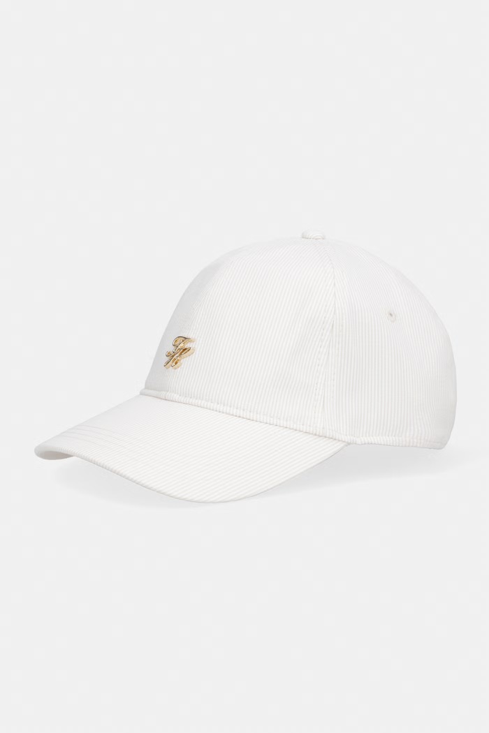 Tommy Hilfiger șapcă de baseball pentru femei, din bumbac bej AW0AW18328