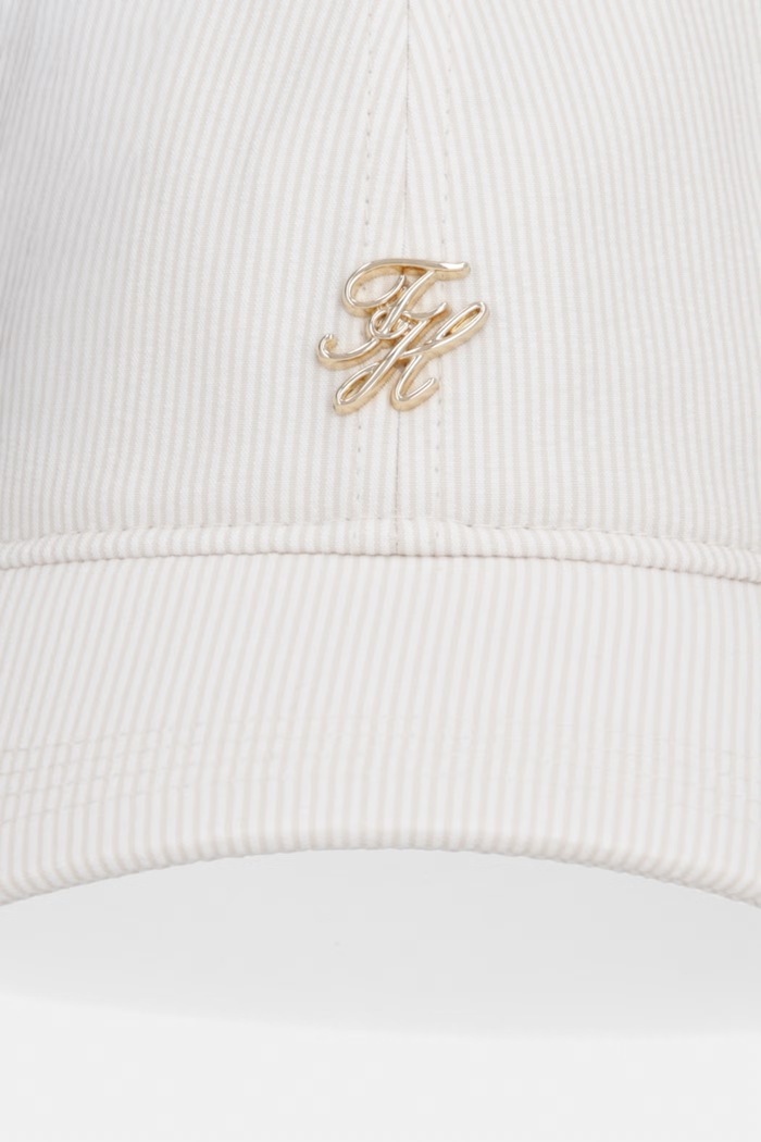 Tommy Hilfiger șapcă de baseball pentru femei, din bumbac AW0AW18328 bej SS26