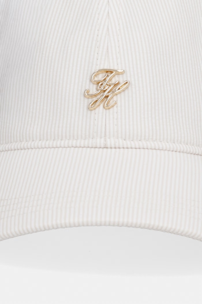 Tommy Hilfiger șapcă de baseball pentru femei, din bumbac AW0AW18328 bej SS26