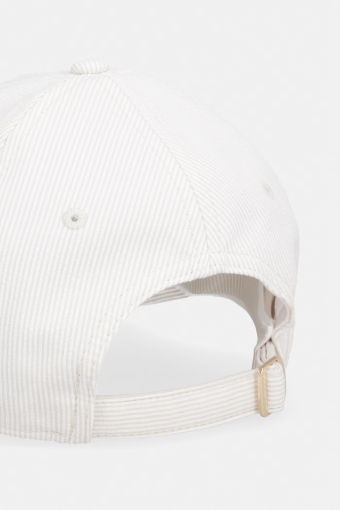 Accesorii Tommy Hilfiger șapcă de baseball pentru femei, din bumbac AW0AW18328 bej