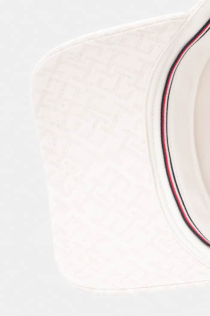 Tommy Hilfiger czapka z daszkiem damska bawełniana beżowy AW0AW18331