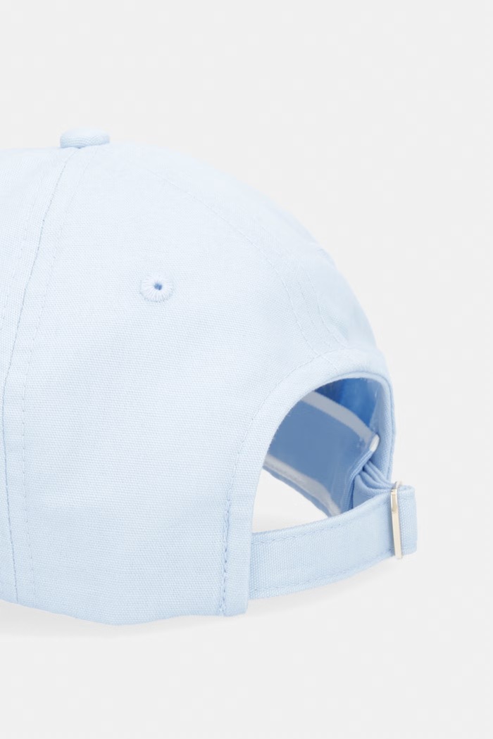 Doplnky Tommy Hilfiger čiapka so šiltom bavlnená SUMMER AW0AW18338 modrá
