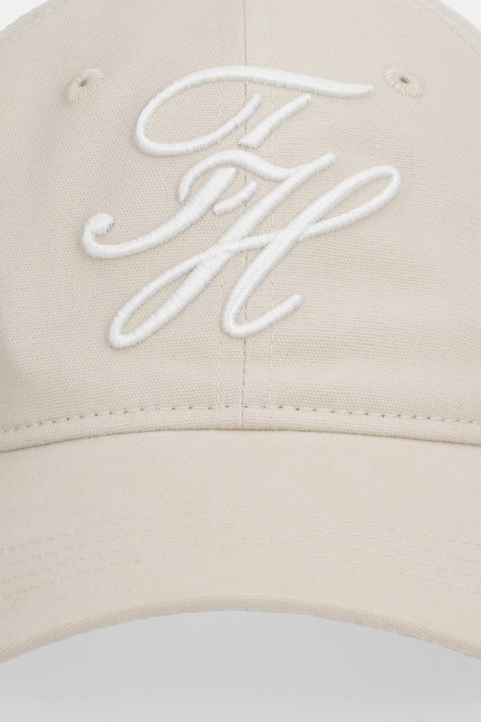 Tommy Hilfiger čiapka so šiltom bavlnená SUMMER AW0AW18338 béžová SS26