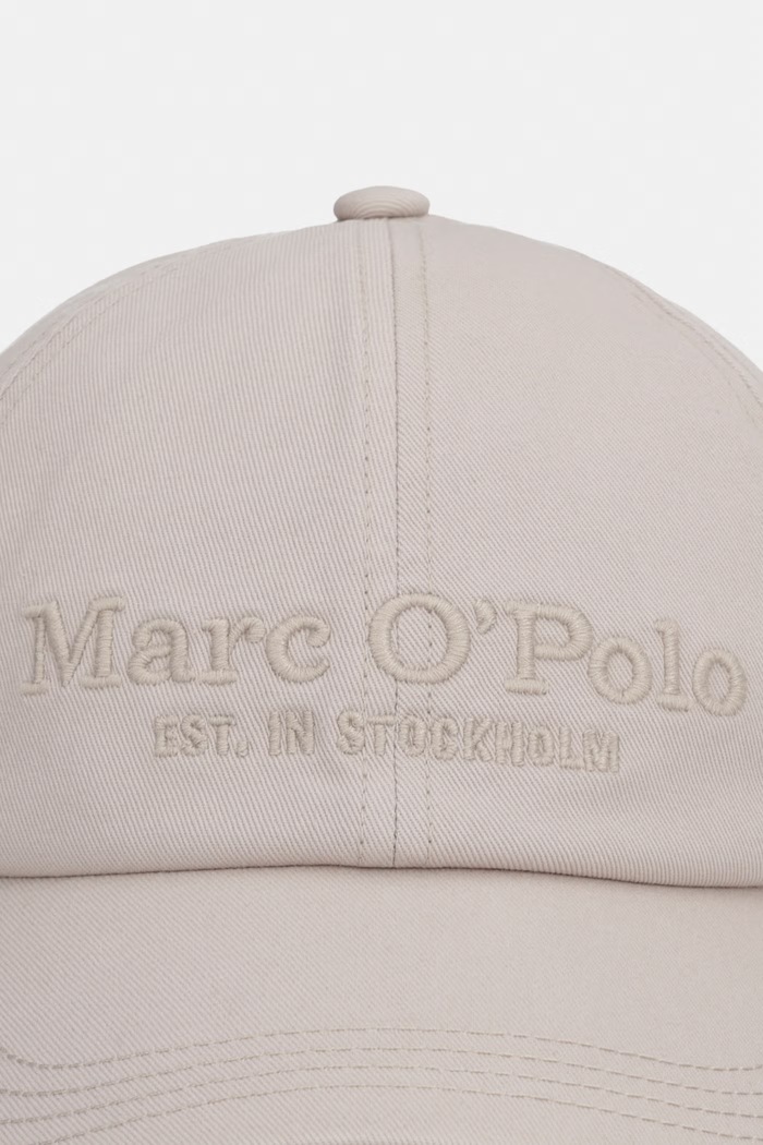 Marc O'Polo kapa s šiltom ženska bombažna 5000013257 bež SS26