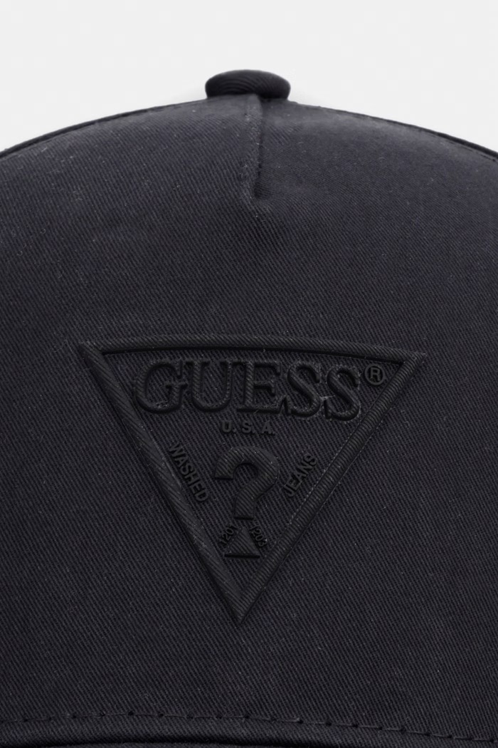 Βαμβακερό καπέλο του μπέιζμπολ Guess V6GZ07.W2122 μαύρο SS26