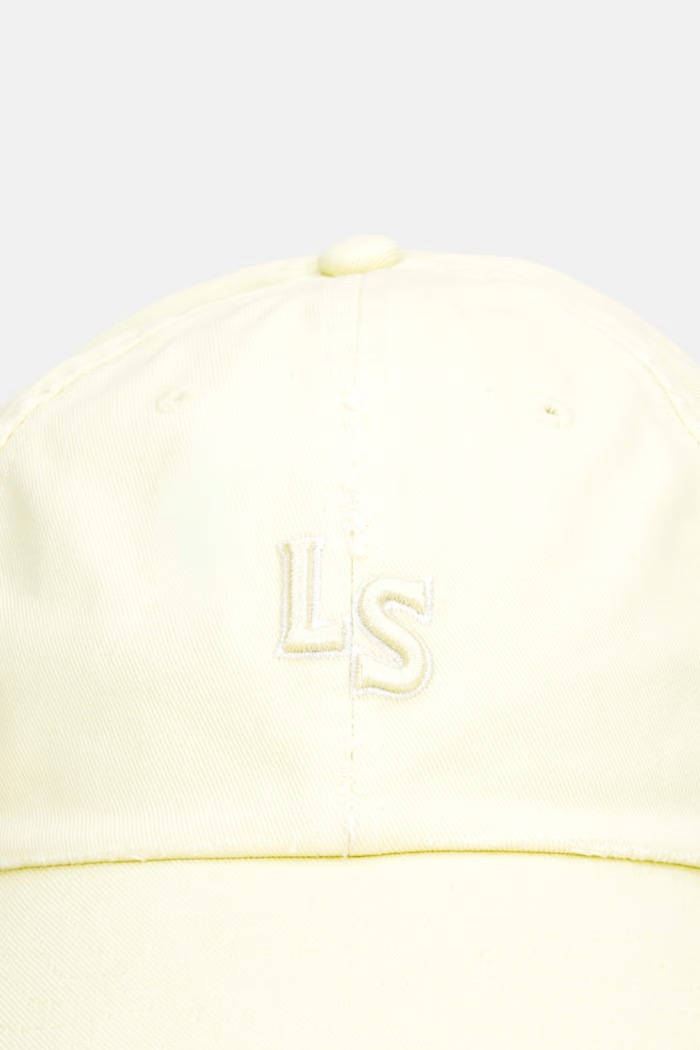 Levi's șapcă de baseball din bumbac LS MONOGRAM W 004BY galben SS26