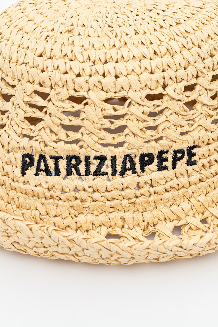 Patrizia Pepe kapelusz słomkowy damski beżowy 2F0143.V014