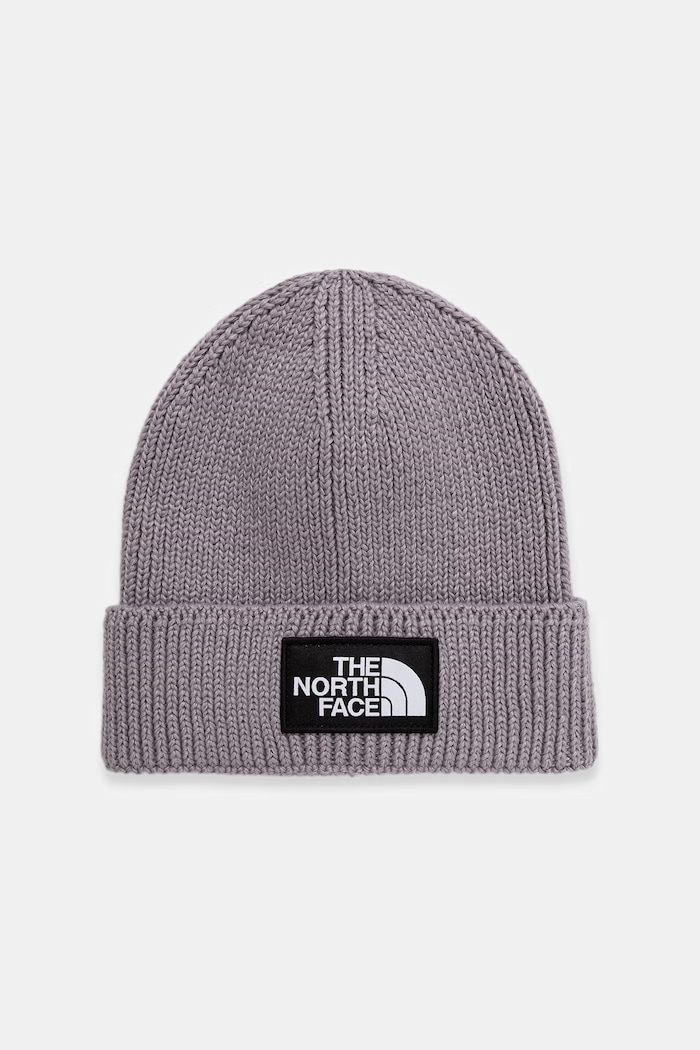 Čiapka The North Face TNF Logo Box melanž fialová NF0A8CHEG7O1