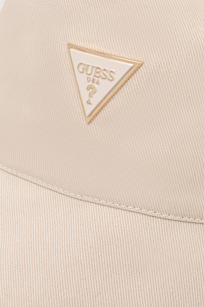 Guess klobúk bucket dámsky bavlnený SALLY AW5511.COT01 béžová SS26