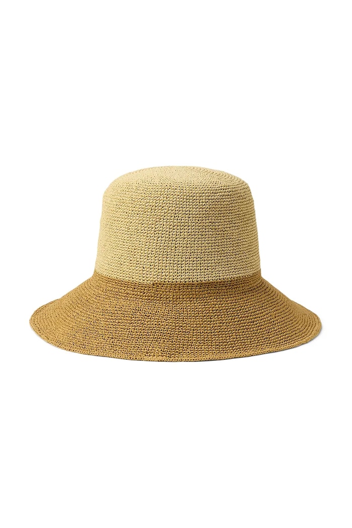 Lauren Ralph Lauren klobúk dámsky bavlnený 454P14399 hnedá SS26
