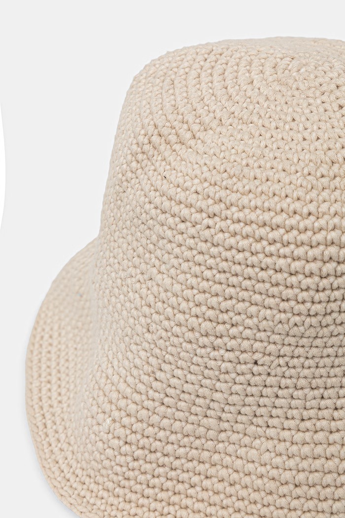 Tommy Jeans Klobúk bucket dámsky pletený AW0AW18359 béžová SS26
