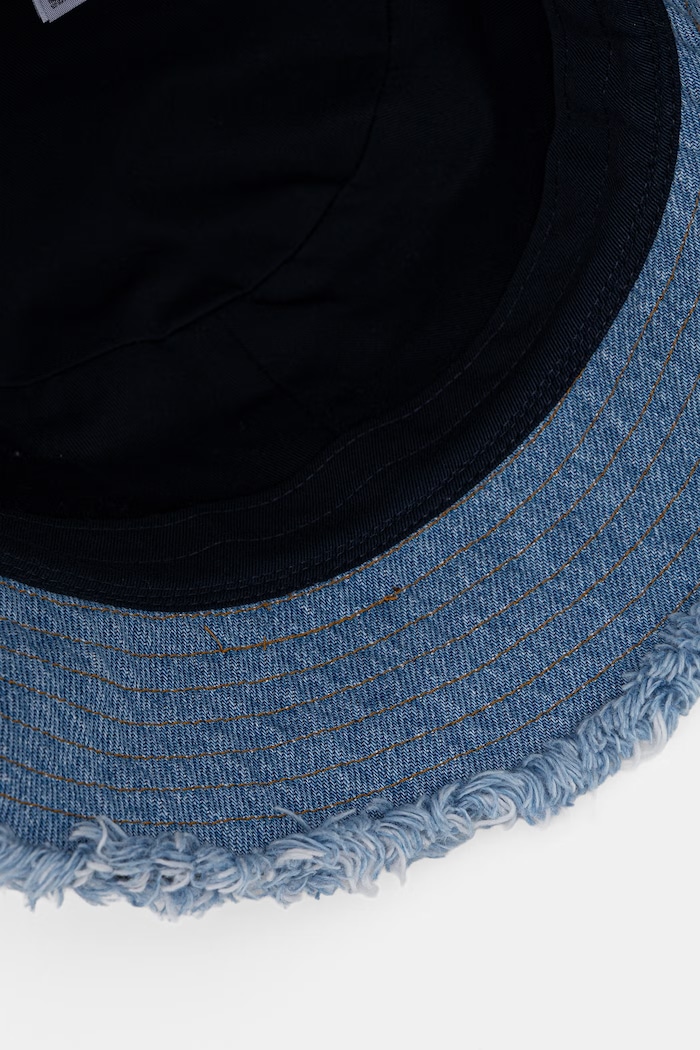 Tommy Jeans Klobúk bucket dámsky rifľový modrá AW0AW18363