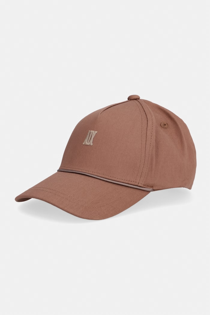 Bavlnená šiltovka Armani Exchange bavlna hnedá XW002373.AF15502