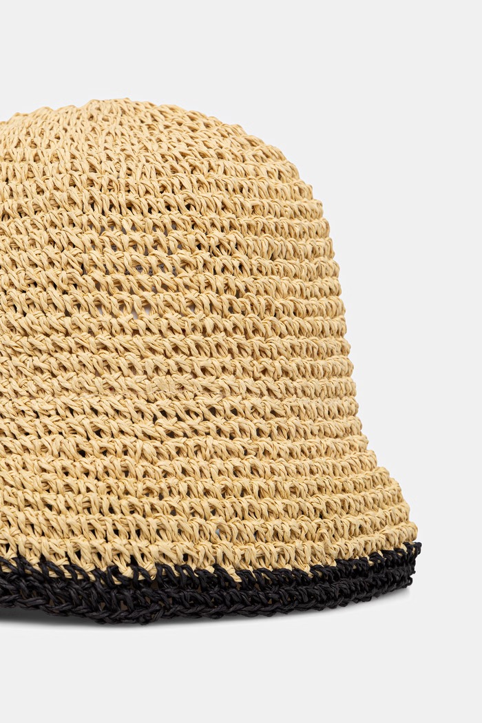 Akcesoria HUGO kapelusz bucket damski Calantha-RA 50561333 beżowy
