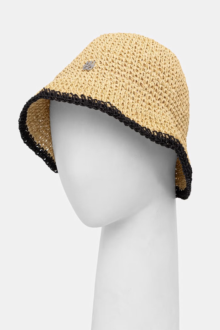 HUGO kapelusz bucket damski Calantha-RA 50561333 beżowy