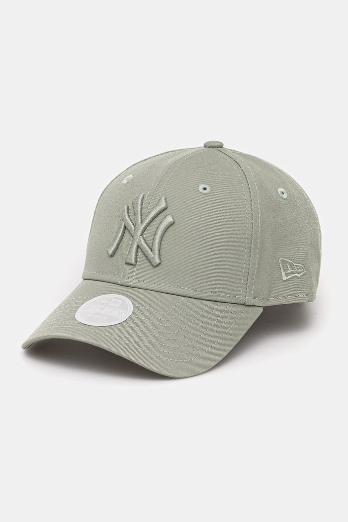 Βαμβακερό καπέλο του μπέιζμπολ New Era LEAGUE ESSENTIAL 9FORTY® βαμβάκι πράσινο 60771732