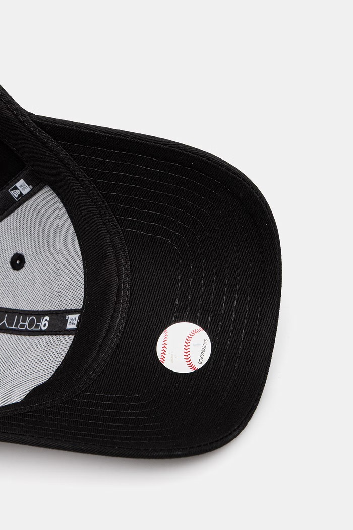 Βαμβακερό καπέλο του μπέιζμπολ New Era BOW BACK 9FORTY® μαύρο 60771757
