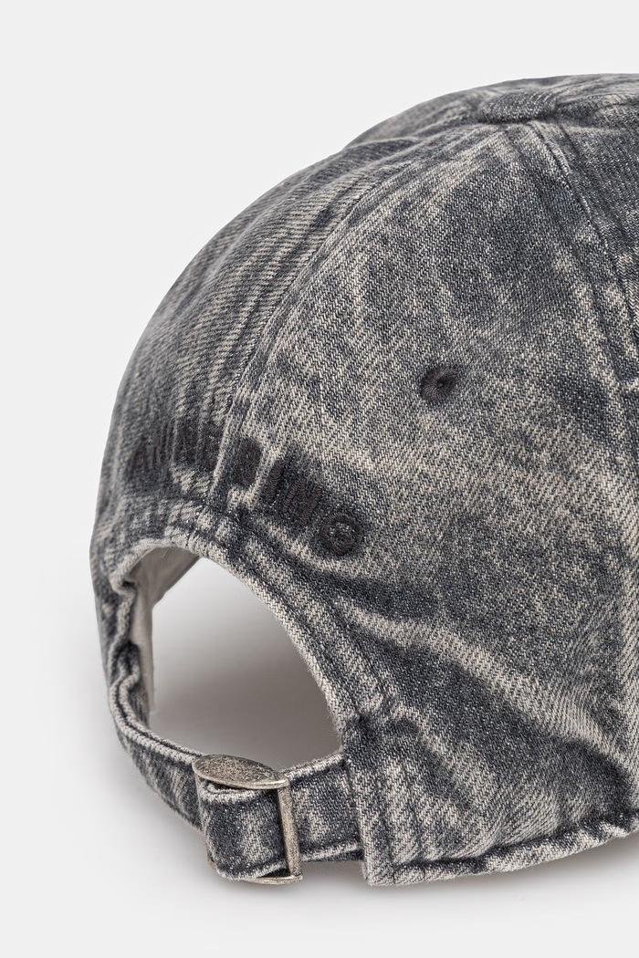 Αξεσουάρ Anine Bing JEREMY BASEBALL CAP - OYSTER GREY καπέλο με γείσο ντένιμ γυναικείο A.12.11968.GRY35 γκρί