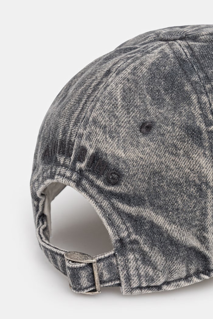 Αξεσουάρ Anine Bing JEREMY BASEBALL CAP - OYSTER GREY καπέλο με γείσο ντένιμ γυναικείο A.12.11968.GRY35 γκρί