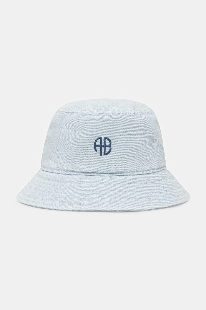 Anine Bing NICKS BUCKET HAT - LUCID BLUE καπέλο bucket ντένιμ γυναικείο μπλε A.12.12194.WHD64