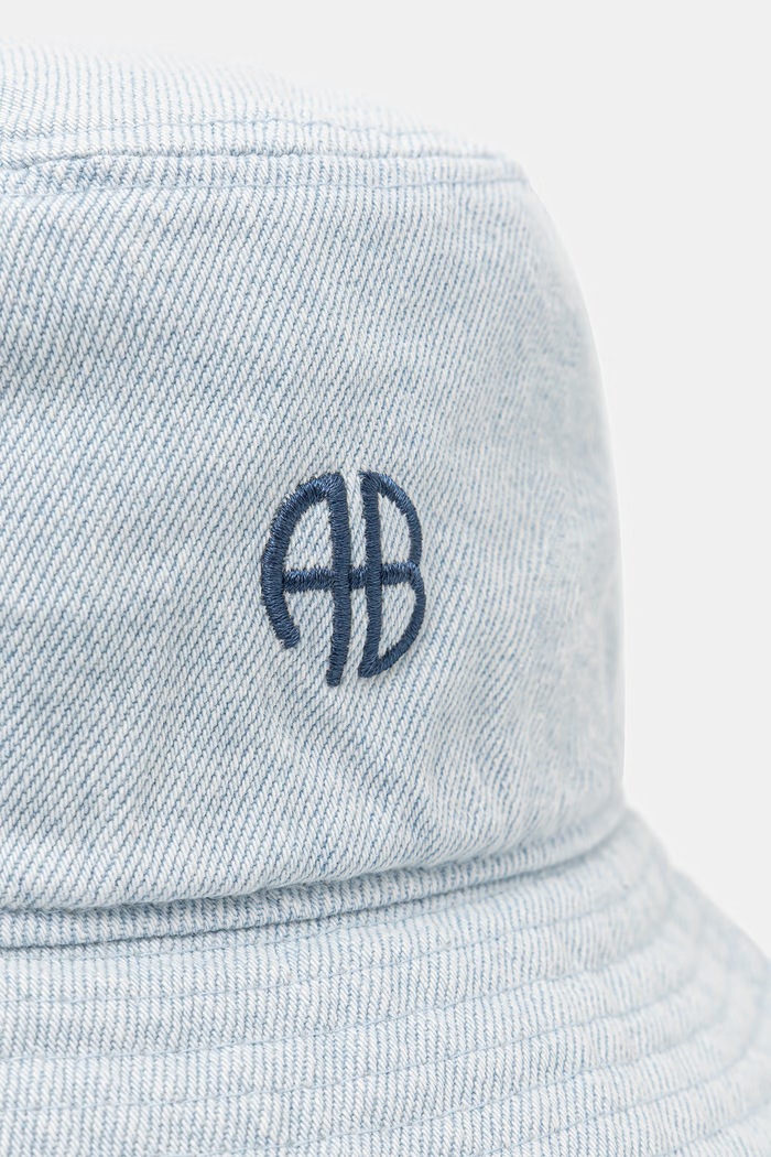 Αξεσουάρ Anine Bing NICKS BUCKET HAT - LUCID BLUE καπέλο bucket ντένιμ γυναικείο A.12.12194.WHD64 μπλε