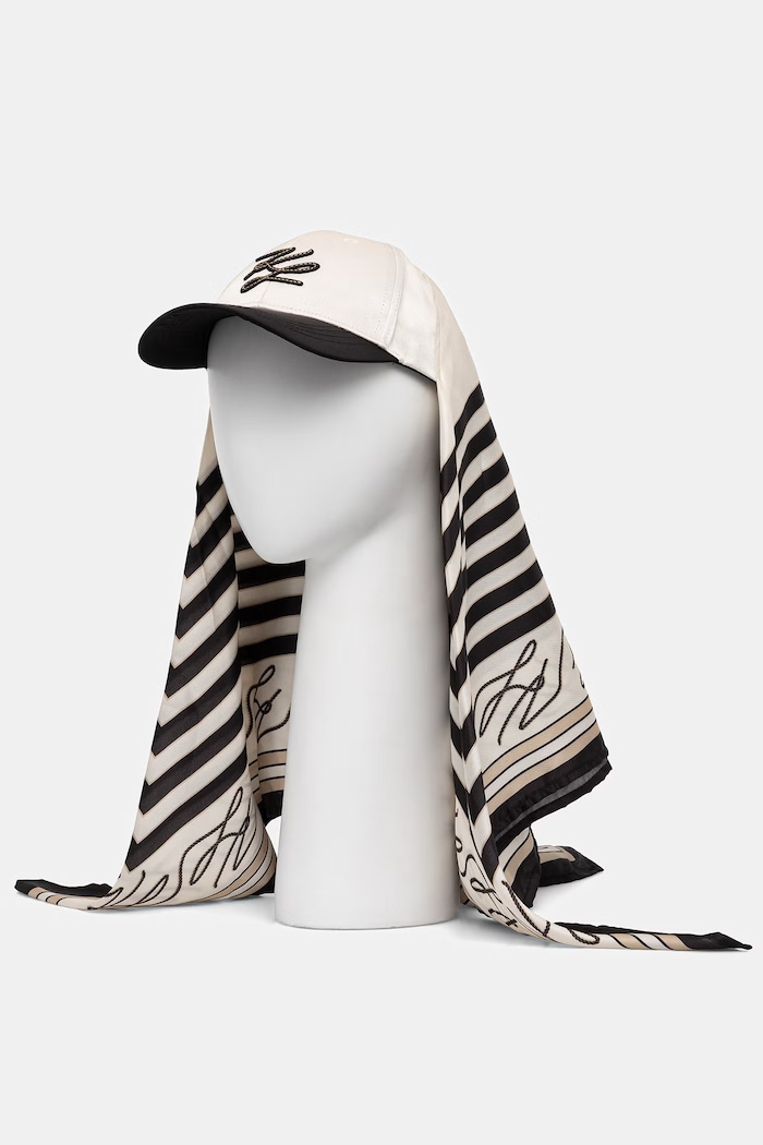 Accesorii Karl Lagerfeld șapcă pentru femei K/AUTOGRAPH B2W33020 bej