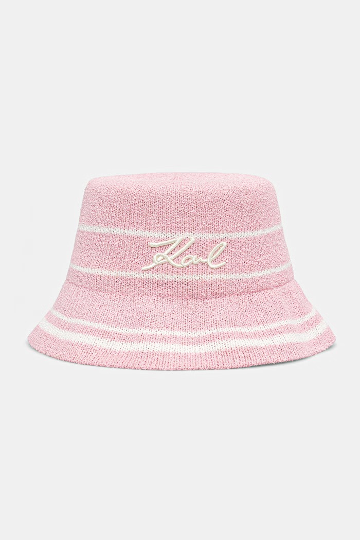 Karl Lagerfeld pălărie pentru femei K/SIGNATURE roz B2W46078