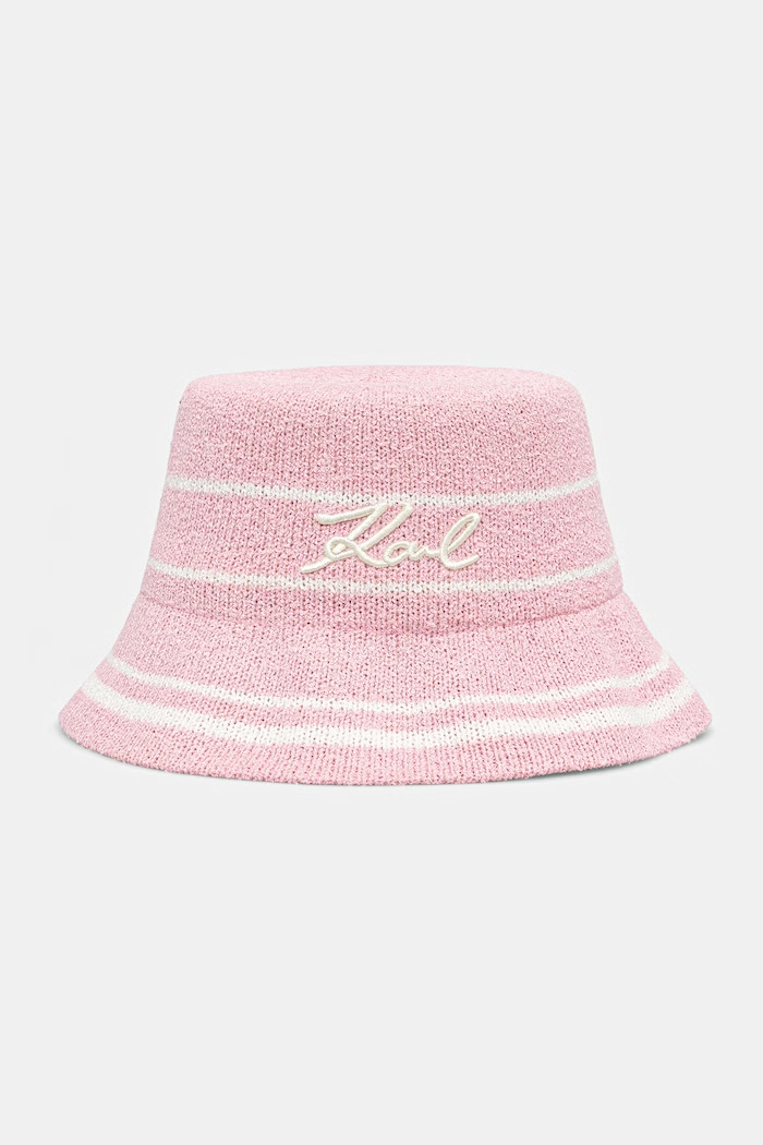 Karl Lagerfeld pălărie pentru femei K/SIGNATURE roz B2W46078